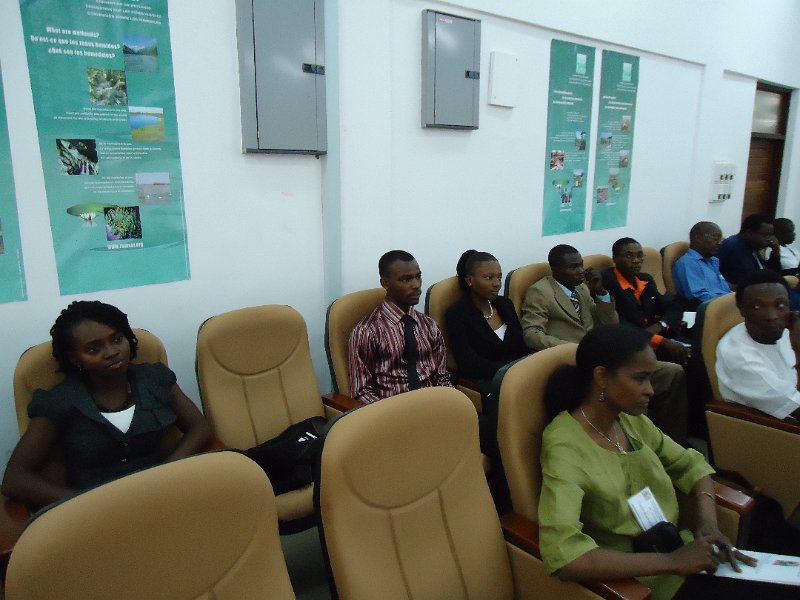 DSC01544.JPG - Conference on the 24th of November at Centre for African Wetlands, University of Ghana, Legon-Ghana